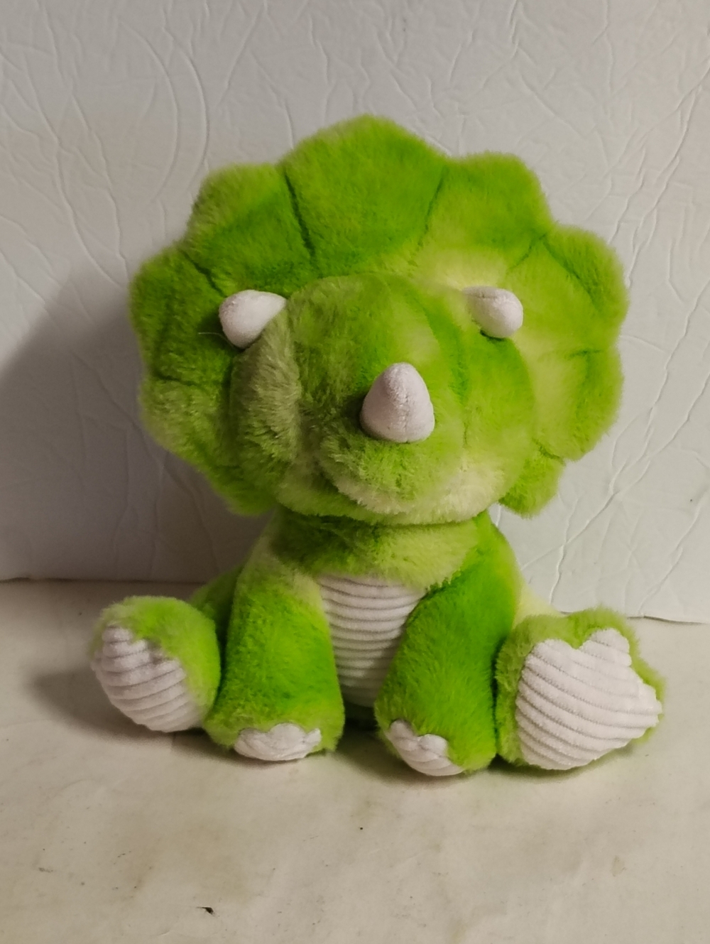 Geoffrey's Toy Box Dinosaur Plush Stuffed Animal Green 2023 Stycosaurus10"